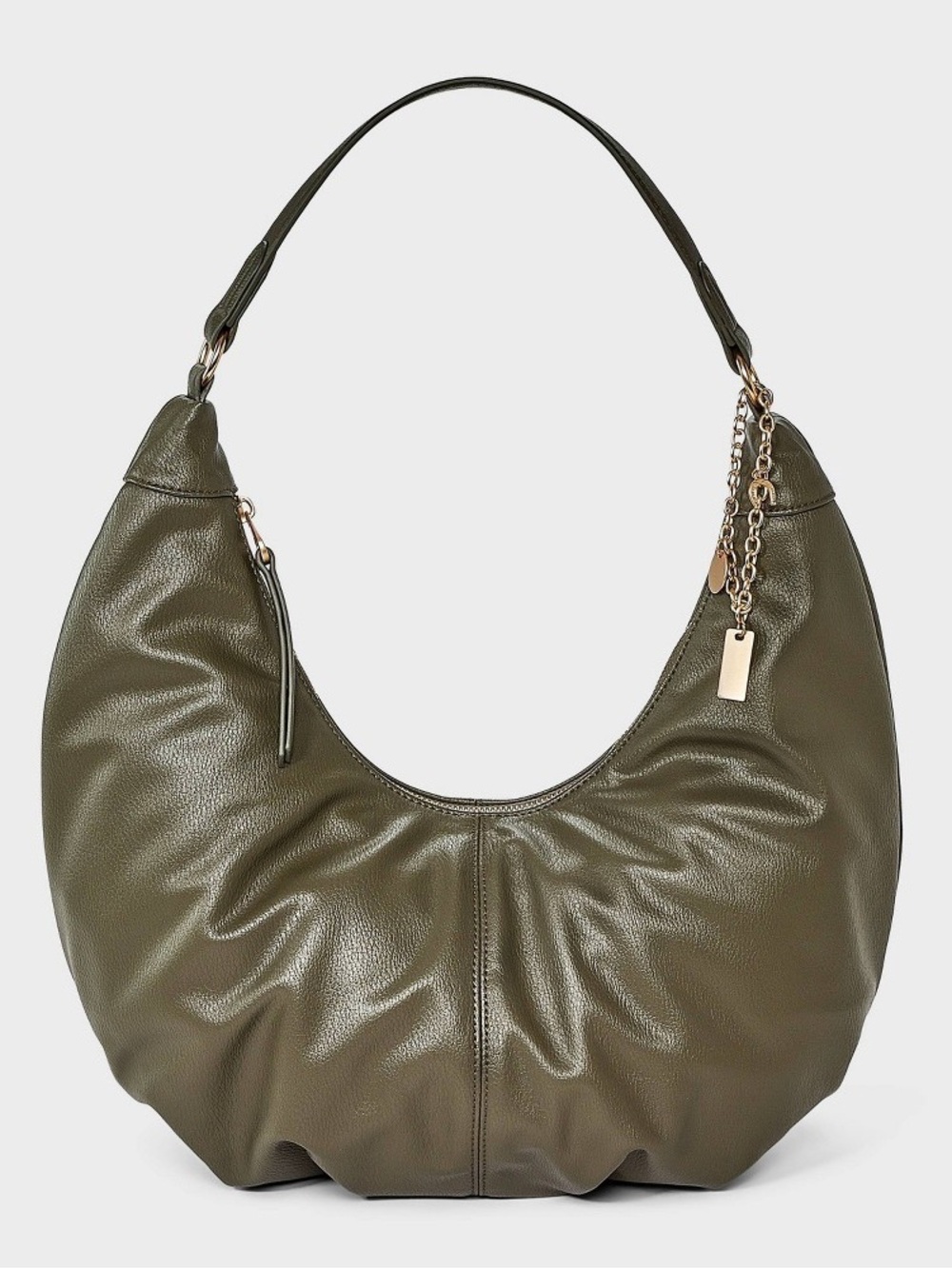 Oversized Crescent Shoulder Bag - Universal Thread™ Olive Green